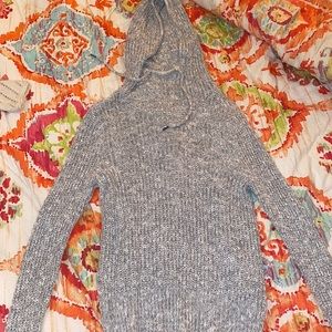 Hooded turtleneck Sweater